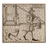 Frontispiece from 'The Bellman of London', by Thomas Dekker