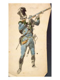 A Rifleman of the Austrian Jaegers, the Prestige Corp of a National Elite, 1835