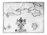 Buy Map No.7 showing the route of the Armada fleet, engraved by Augustine Ryther, 1588 at AllPosters.com