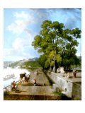 Buy The Park at Saint-Cloud by the Seine, Dihl Factory, 1809 at AllPosters.com