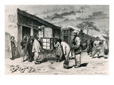 A Diorama on a Road in Beijing, 1873