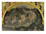 The Adoration of the Magi, Detail of Procession in Landscape, 1423 Giclee Print