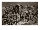 Buy Night Attack on Boer Convoy by Mounted Infantry, after Drawing by British Officer at AllPosters.com
