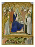Buy The Carmine Altarpiece, central panel depicting the Virgin and Child with angels, St. Nicholas and at AllPosters.com