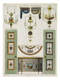 Designs for Curtain Cornices, Girandoles and Folding Doors, 1774
