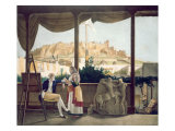 Buy The French Consul, Monsieur Fauvel, on the Terrace of his House in Athens, engraved by the Thierry at AllPosters.com