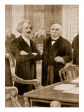 Buy Paderewski's Meeting with Clemenceau at the Paris Peace Conference in 1919 at AllPosters.com