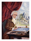 Buy William Herschel at Work at Observatory House, Slough at AllPosters.com