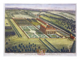 Buy Hamstead Marshall in the county of Berkshire engraved by Johannes Kip at AllPosters.com
