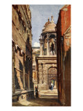 The Entrance to Queen's College from Logic Lane, 1903