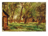 Buy Farmstead under Trees at AllPosters.com