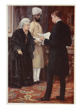 Buy The Queen Listening to a Dispatch from the Front at AllPosters.com