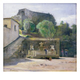 Buy At the Fountain, Italy at AllPosters.com