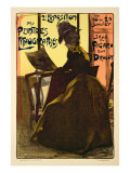 Advertising the 'Second Exhibition of Lithography Painters', Salle du Figaro, Paris, 1899