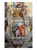 Sistine Chapel Ceiling: the Prophet Ezekiel, 1510