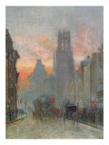 Buy View Looking Down Fleet Street, London, late 19th century at AllPosters.com
