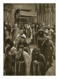 The Recess after Coronation of Richard II, Vigil of St. Kenelm, from 'The Illustrated London News'