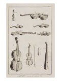 Buy Instruments Played with a Bow, from the Encyclopedia of Denis Diderot at AllPosters.com