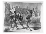 Duel between Faust and Valentine, from Goethe's Faust, after 1828