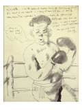 A Collection of Eight Illustrated Letters to his Friend Duncan Tate