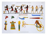 Buy Archers of Army and Military Items, from a Rare Record of Frescoes from Thebes, recorded 1819-1822 at AllPosters.com