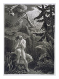 Buy Adam Lamenting his Sinfulness, from a French edition of 'Paradise Lost' by John Milton at AllPosters.com