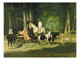 Buy Mr. and Mrs. A Mosselman and their Two Daughters, 1848 at AllPosters.com