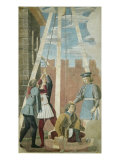 Buy Torture of the Jew: Judas Being Drawn from the Well, from the True Cross Cycle, completed 1464 at AllPosters.com