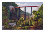 Buy Railway Bridge at Metlac, from 'Album of Mexican Railway' by Antonio Garcia Cubas, published 1878 at AllPosters.com