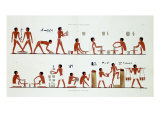 Buy Potters at Work, from a Rare Record of Frescoes from Thebes, recorded 1819-1822 at AllPosters.com