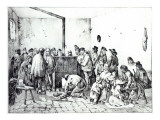 The Public Warming Room in Paris, 1840