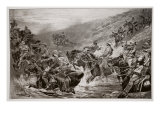 Buy The Dash for Kimberley - the 10th Hussars Crossing Klip Drift, after a Sketch by G.D. Giles at AllPosters.com