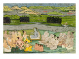 The Sage Shuku Deva Addressing King Parikshit and a Group of Sadhus, c.1760
