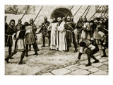 Buy Arrest of Bishops at Oxford, 1139, Illustration from 'Hutchinson's Story of British Nation', C.1920 at AllPosters.com
