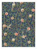 'Bird and Pomegranate' Wallpaper Design, printed by John Henry Dearle