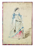 Costume Design for Mlle Madeleine Brohant