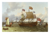 The Three-Master 'Britannia' in Rotterdam, 1698