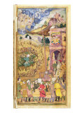 Buy Ibrahim Khalil Praying Within a Circle of Blazing Logs, from the Hadiqat Al-Haqiqat at AllPosters.com