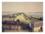 Buy Panorama of Constantinople, Plate 22 from 'Aya Sofia Constantinople', Engraved by Louis Haghe at AllPosters.com