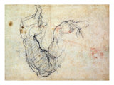 Preparatory Study for the Arm of Christ in the Last Judgement, 1535-41