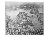Map of the Siege of Malta in 1565