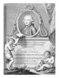 Sheet Music Cover with a Portrait of Felice Giardini, Engraved by Francesco Bartolozzi