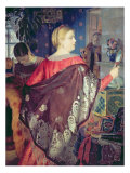 Buy Merchant's Woman with a Mirror at AllPosters.com