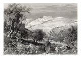 The Mount of Olives, from Mount Zion, engraved by S. Bradshaw