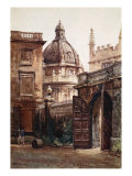 Entrance Gateway of Hertford College and the Radcliffe Library, 1903