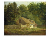 Buy A House in the Frederiksdal Forest near Copenhagen, 1828 at AllPosters.com