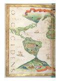 The Americas, Detail from World Atlas, 1565