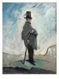 A Young Man Looking Out on the World Giclee Print