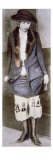 Woman Hiding Illegal Bottles of Beer under Skirt in Special Underwear Pockets, American Prohibition