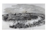Christchurch, Canterbury Colony, New Zealand, from 'The Illustrated London News', 9th April 1853